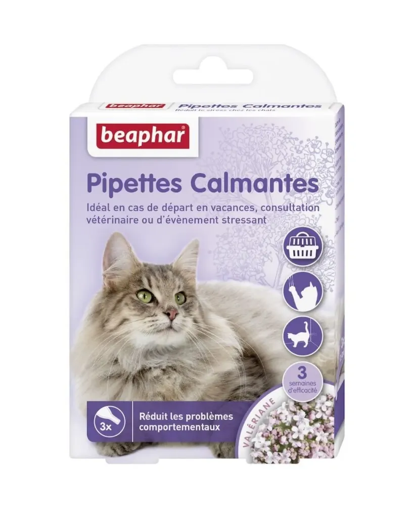 [5022] No stress chat Spot On (3 pipettes) - Beaphar