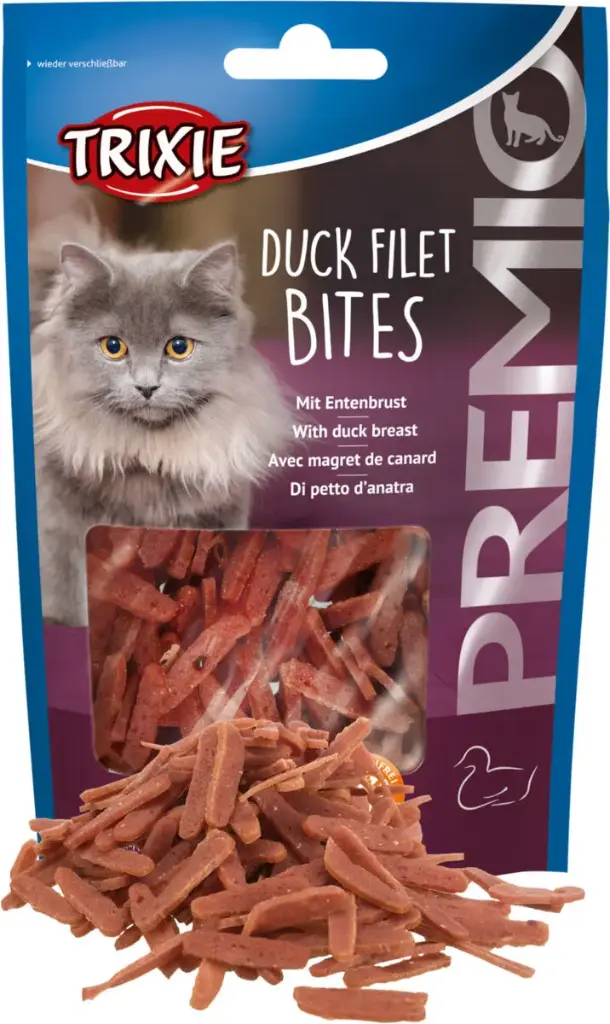 [51903] Friandises pour chat "Duck filet Bites" (50 g) - Trixie