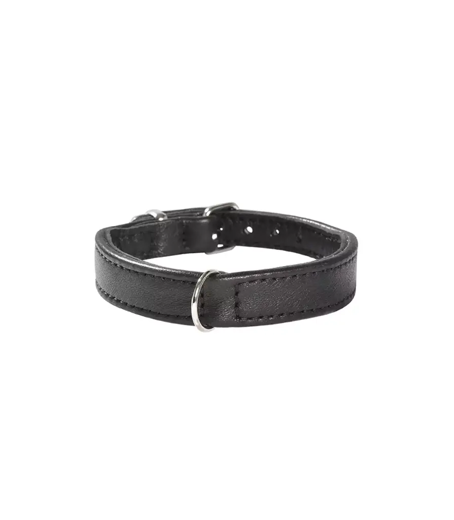 Collier "Escapade"' en cuir d'agneau - Bobby (Coloris : Gris | Taille : 45)