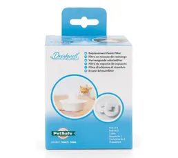 2 filtres mousse de rechange "Drinkwell Inox 360° et Avalon/Pagoda