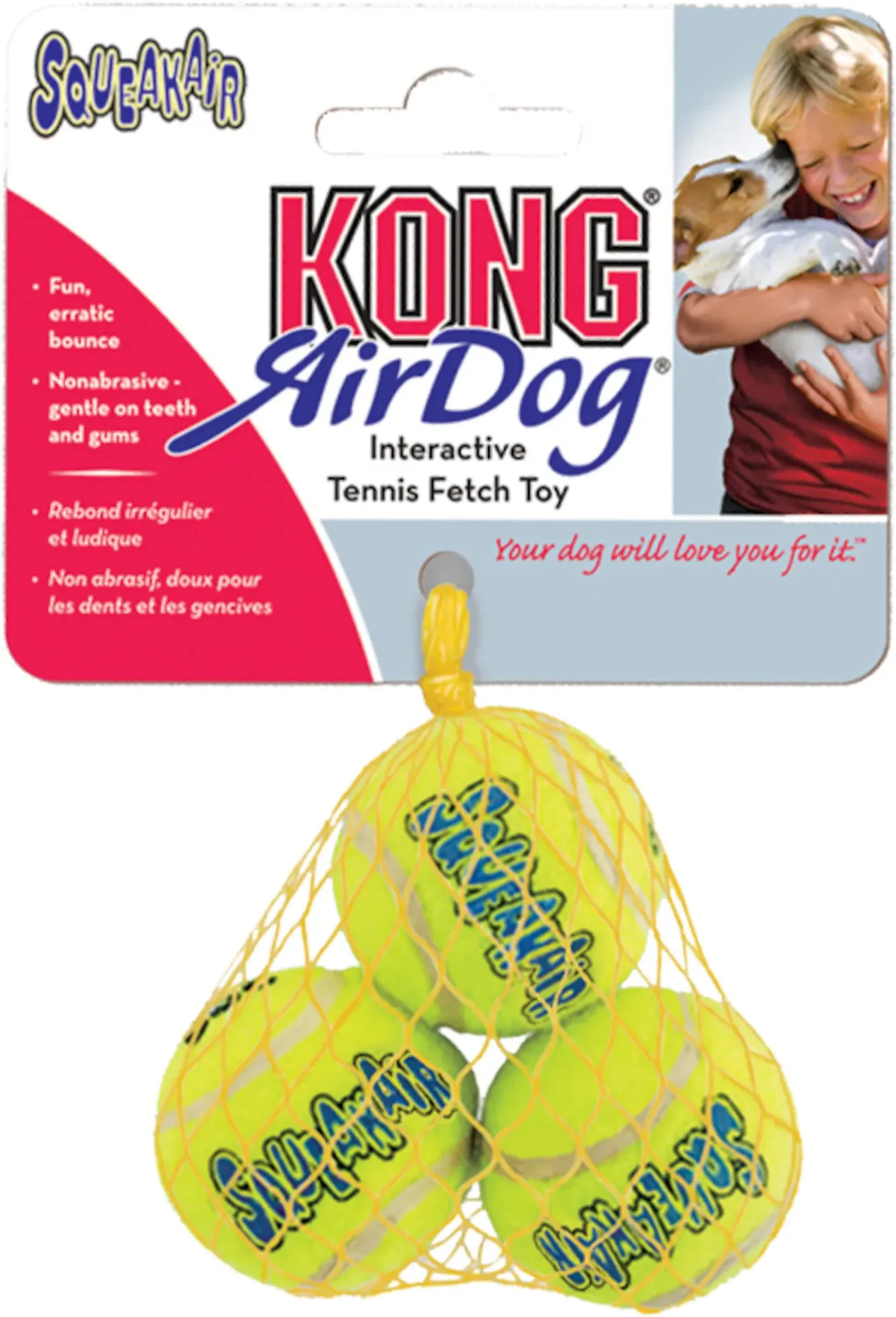 Balles de tennis "small" x3 - Kong