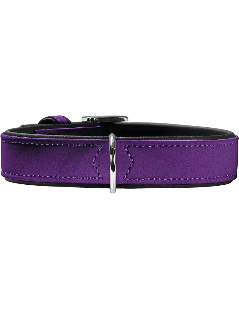 Collier "Softie" en nubuck - Violet (Taille 30) - Hunter