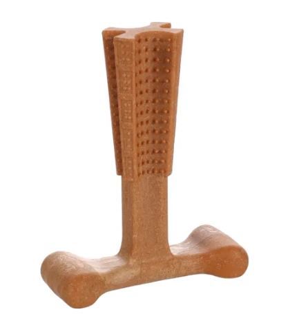 [53831-002] Jouet Nyl'o Bamboo T-Bone (M) - Flamingo