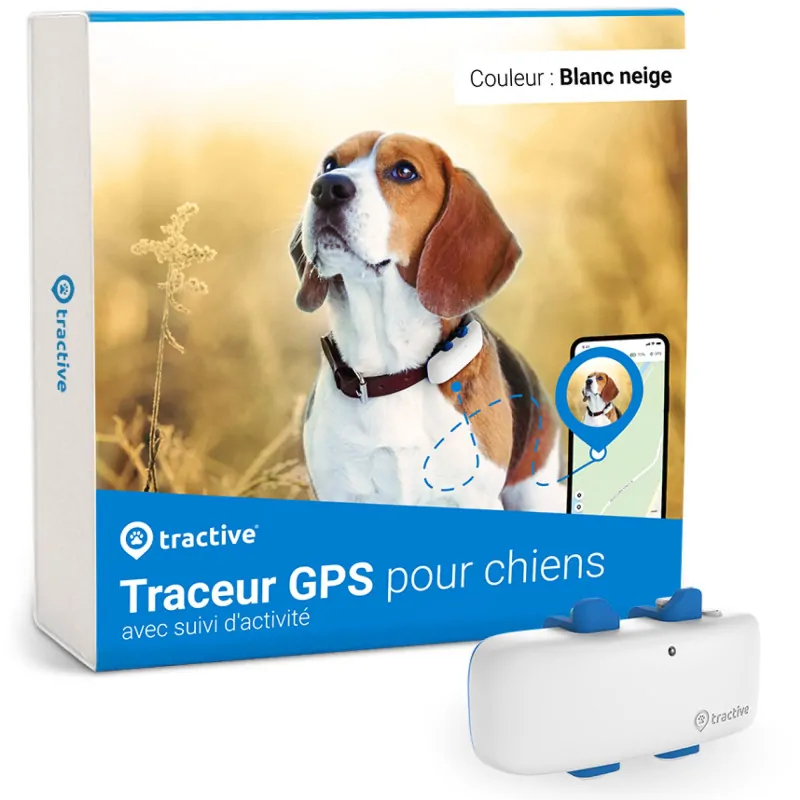 Tractive GPS Dog Blanc