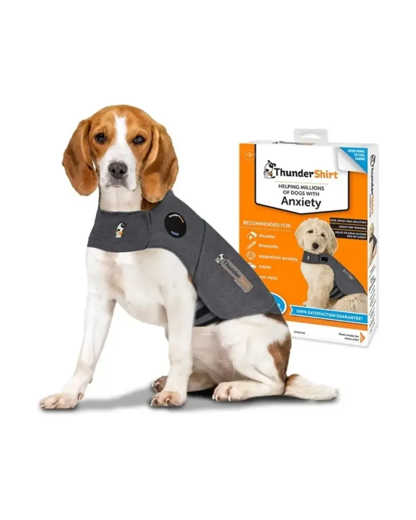 [53880-003] Gilet gris pour chien anti-stress (M) - ThunderShirt