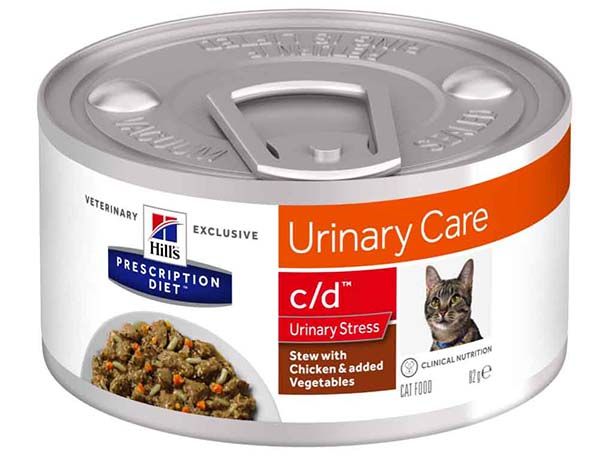 [53907] Féline c/d Urinary Stress Mijotés au poulet (24 x 85 g) - Hill's Prescription Diet