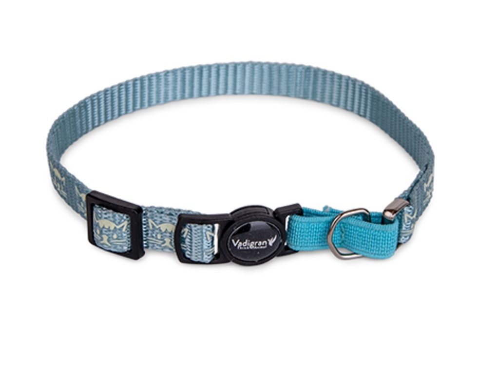 Collier chat Glow Up (Bleu) - Vadigran