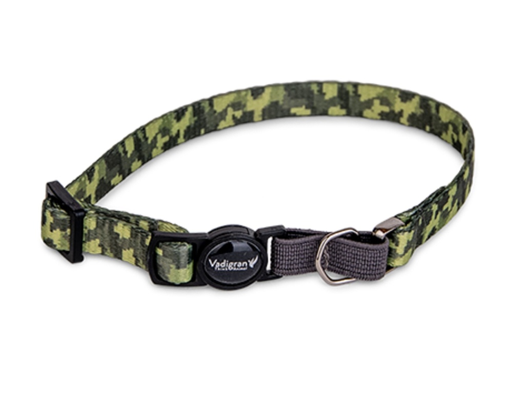 Collier chat camouflage (Vert) - Vadigran