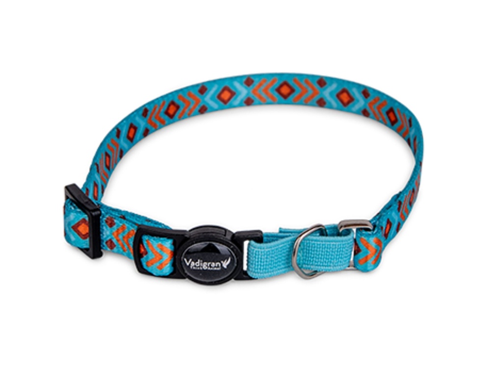 Collier chat Géo Bleu - Vadigran