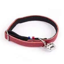 [53970-001] Collier pour chat en cuir Farandole (Rouge) - Martin Sellier