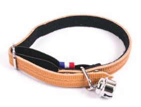 Collier pour chat en cuir Farandole (Naturel) - Martin Sellier
