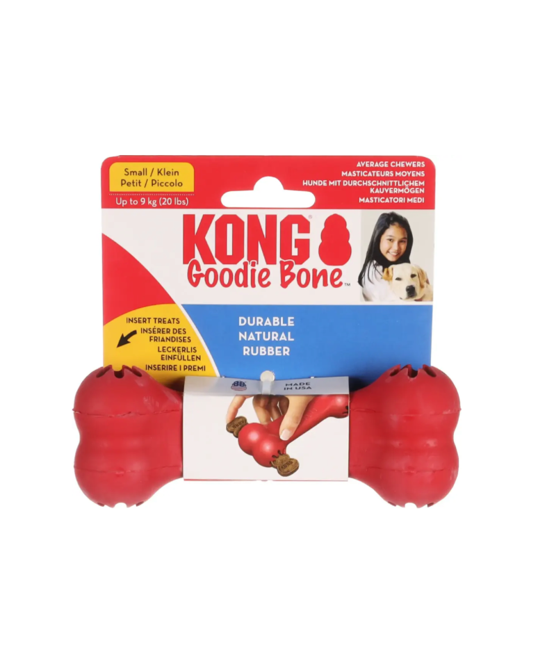 [53977] Goodie Bone - Jouet Os Rouge (taille S) - Kong