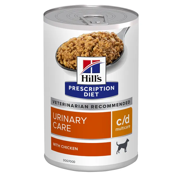 Canine C/D multicare au poulet (12 boîtes 370 g) - Hill's Prescription Diet
