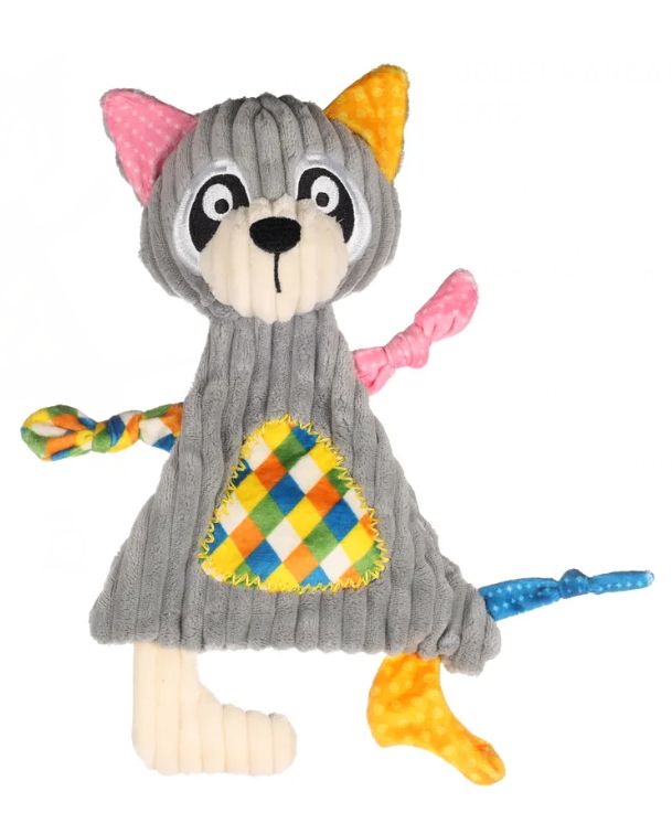 [54042] Jouet Kareau Raton Laveur gris - Flamingo