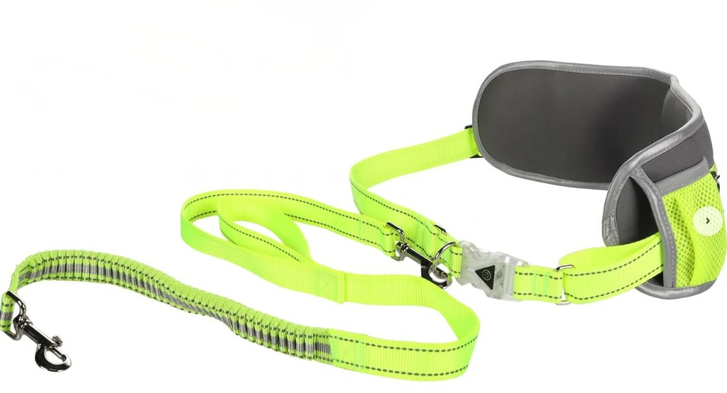 Laisse de jogging avec ceinture ventrale - Flamingo