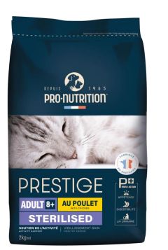 Prestige Chat Stérilisé 8+ (10 kg) - Pro-Nutrition Flatazor