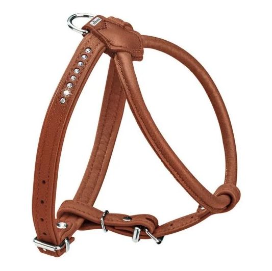 Harnais Luxus Elk Petit - Cognac (XXS-XS) - Hunter