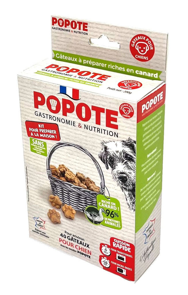 Kit de préparation Popote Chien au canard - Brandy