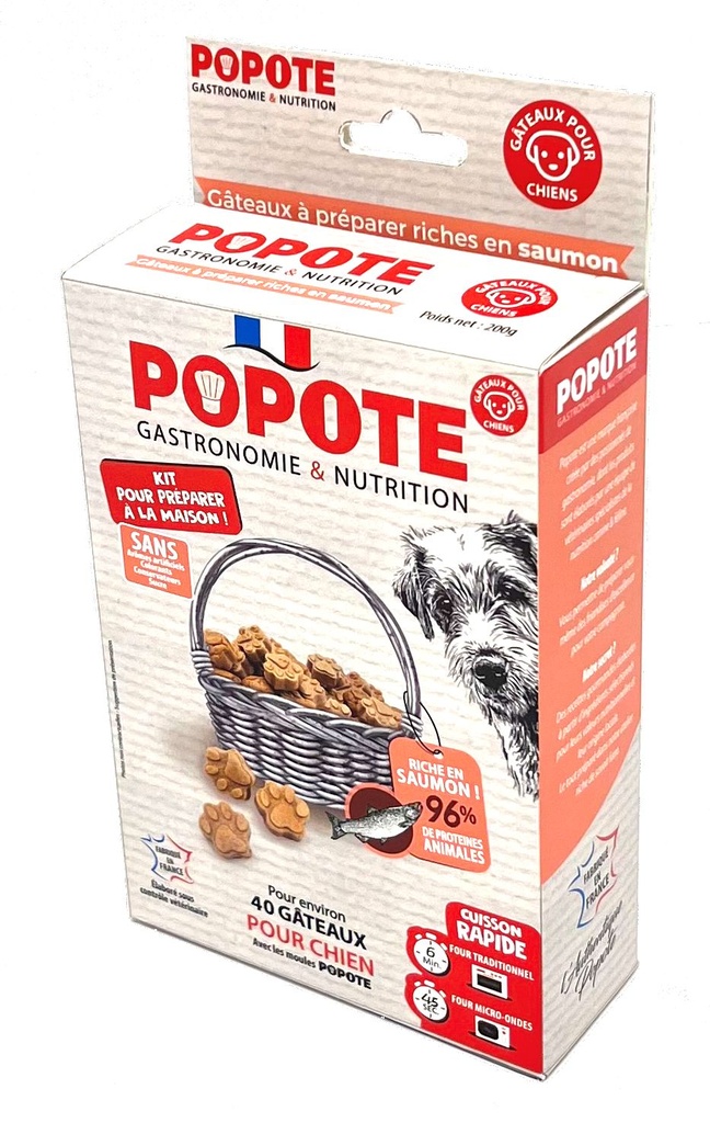 Kit de préparation Popote Chien au saumon - Brandy