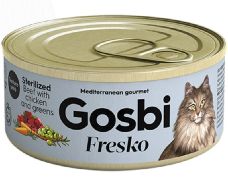 Fresko Beef with Chicken and Greens (70 g) - Gosbi