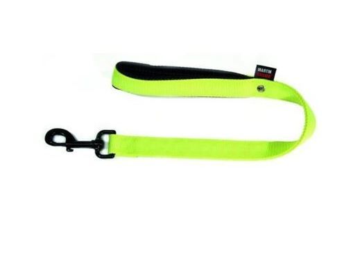 Laisse double épaisseur - Vert citron (Taille 2) - Martin Sellier