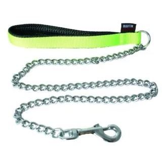 [54282-025] Laisse en chaîne fine - Vert citron (Taille 3) - Martin Sellier