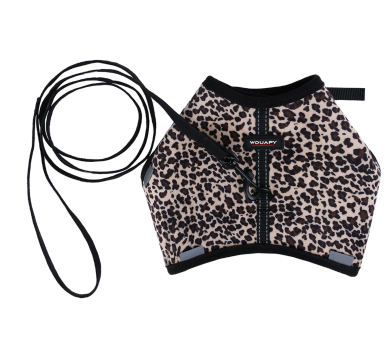 Harnais Léopard Soft pour chat - Wouapy