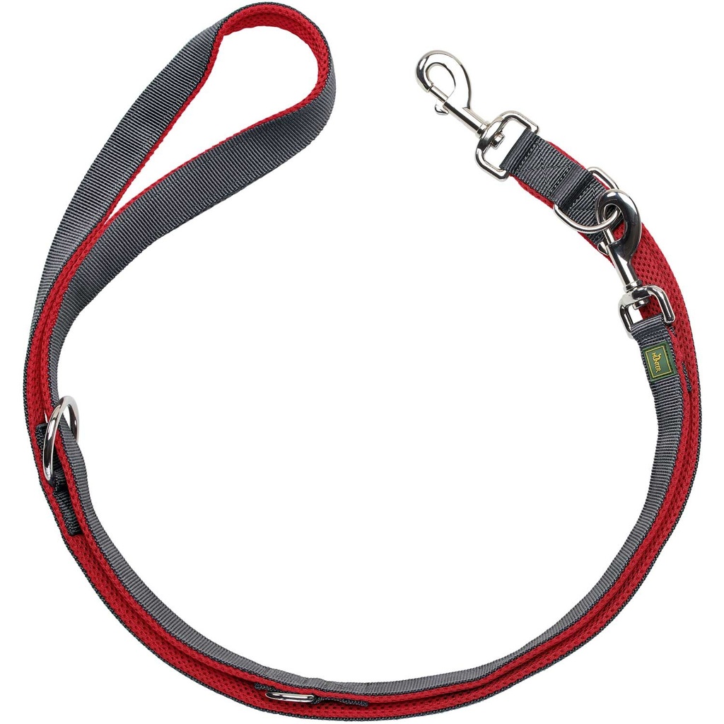 Laisse réglable Maldon - Rouge (Taille 3) - Hunter