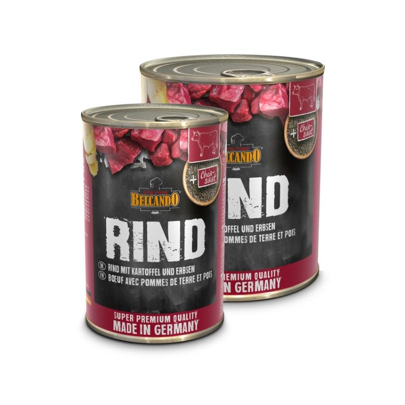 [54361-001] SUPER PREMIUM Boeuf avec pommes de terre et petits pois (800 g) - Belcando