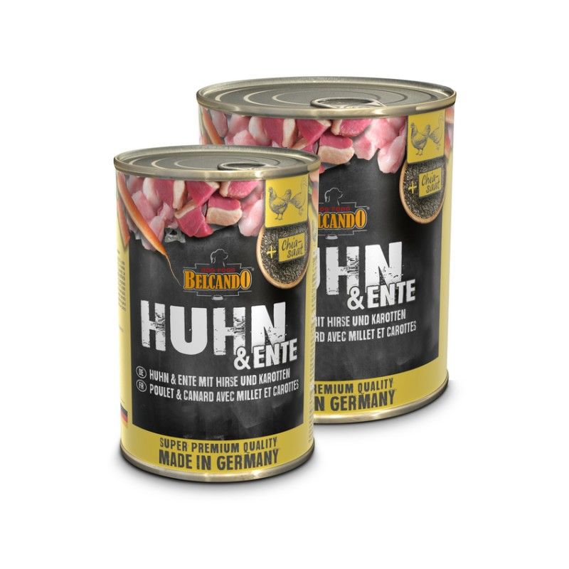 [54365-002] SUPER PREMIUM Poulet & Canard avec millet et carottes (400 g) - Belcando