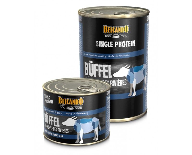 Boîte Single Protein au buffle des rivières (200 g) - Belcando