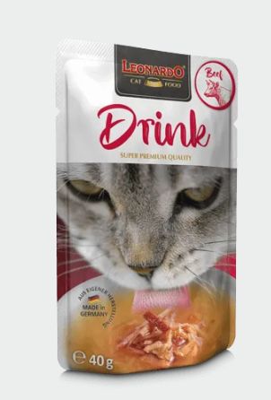 [54373] Sachet fraicheur DRINK au boeuf (40 g) - Léonardo