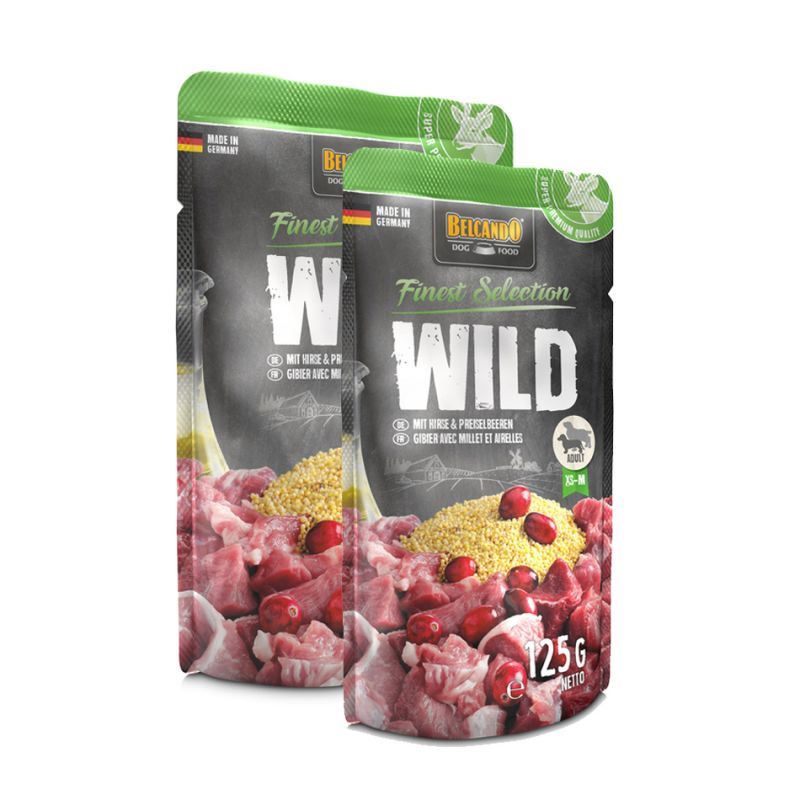 [54386-002] Sachet Finest Selection Gibier avec millet et airelles (125 g) - Belcando