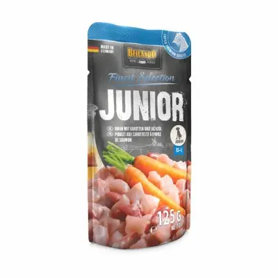 [54389] Sachet Finest Selection Junior Poulet avec carottes et huile de saumon (125 g) - Belcando