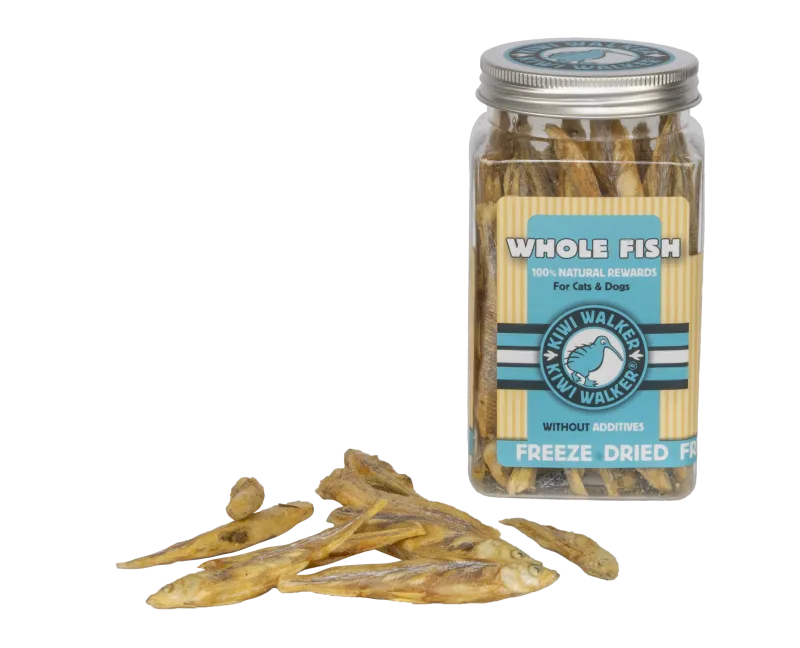 [54422] Friandises FD Seafood poisson entier "White Fish" (70 g) - Kiwi Walker