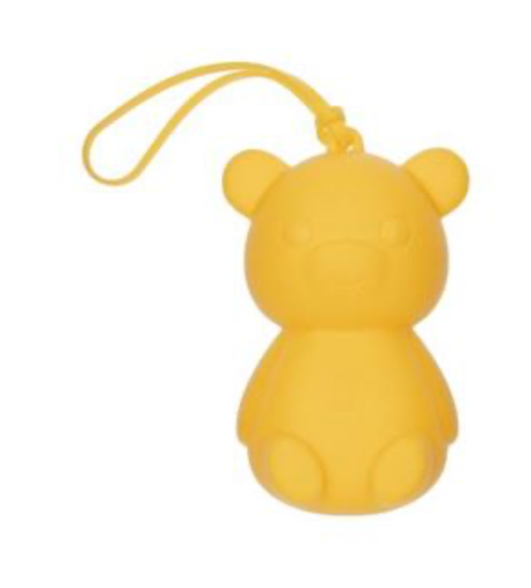Distributeur de sacs Teddy jaune - Ferribiella