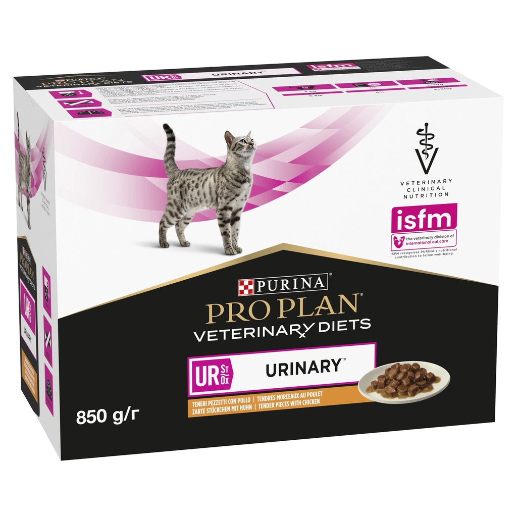 Feline Urinary St/Ox poulet (10 sachets 85 g) - Purina Veterinary Diets