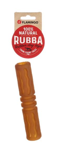 Jouet rubba bâton brun pour chien - Flamingo