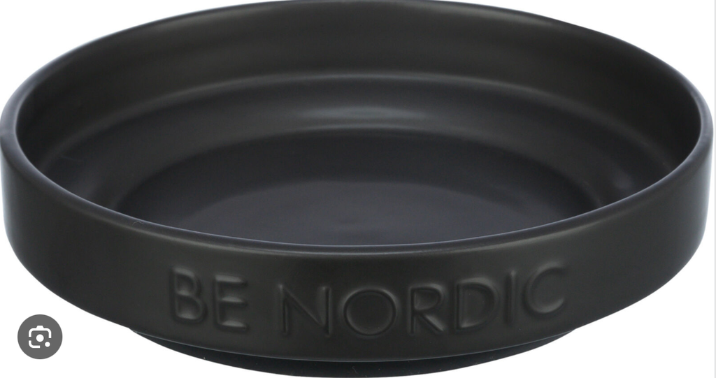 Gamelle en céramique inox noire BE NORDIC spéciale chat - Trixie
