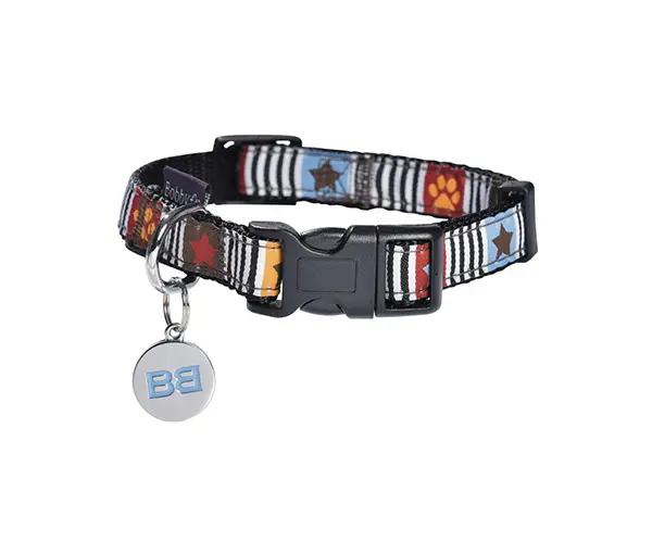 Collier chat "Musique" marron - Bobby