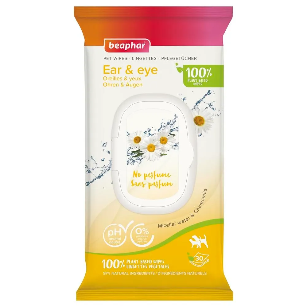 [54785] Lingettes oreilles & yeux (30 lingettes) - Beaphar