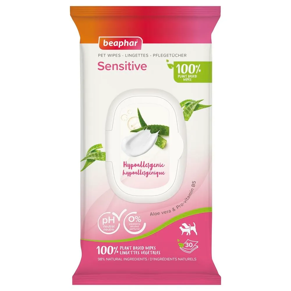 Lingettes sensitive (30 lingettes) - Beaphar