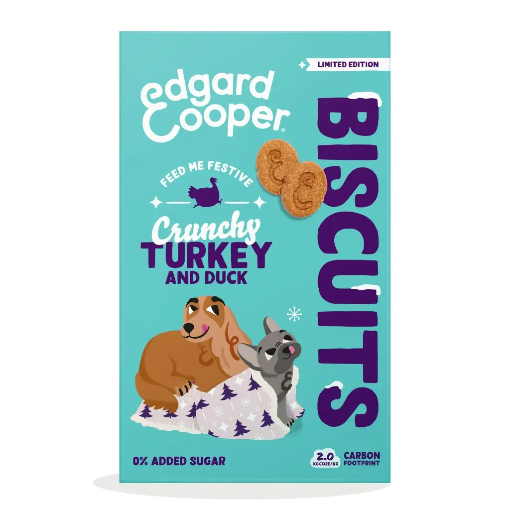 Biscuits croquants Festin à la Dinde et au Canard (400 g) - Edgard & Cooper