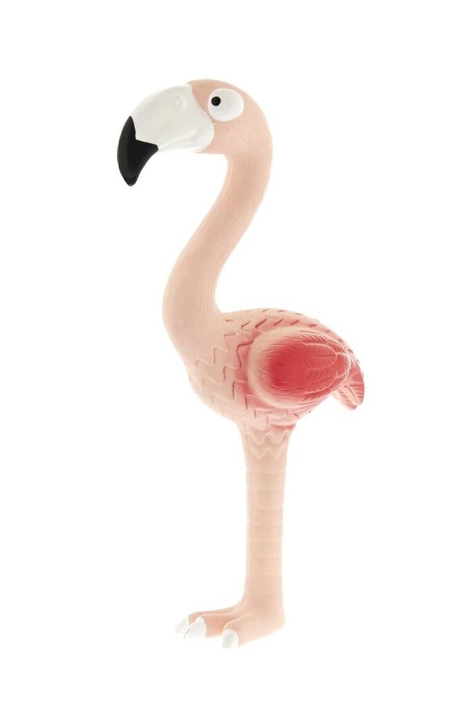 Jouet latex Flamant rose 27cm - Ferribiella