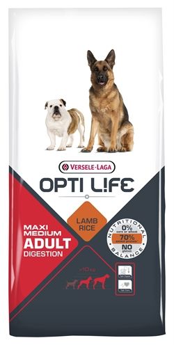 Opti Life Adult Digestion Medium/ Maxi (12.5 kg) - Versele Laga