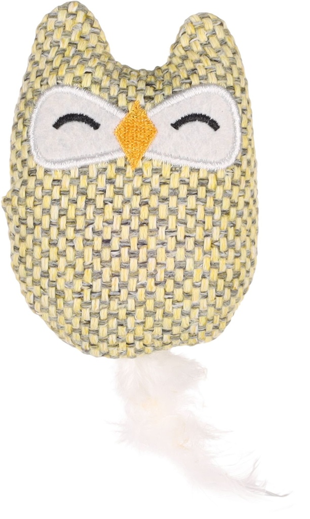 Jouet pour chat "Jagre" Hibou jaune - Flamingo