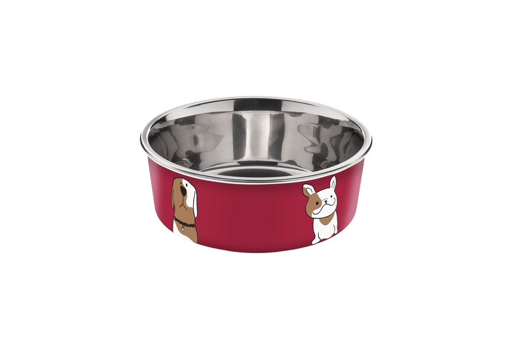 [54864-004] Gamelle Bella Dog Rouge (240 ml) - Ferribiella