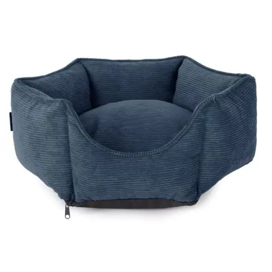 Corbeille ronde Shelby Blue Petrol (S) - Bubimex