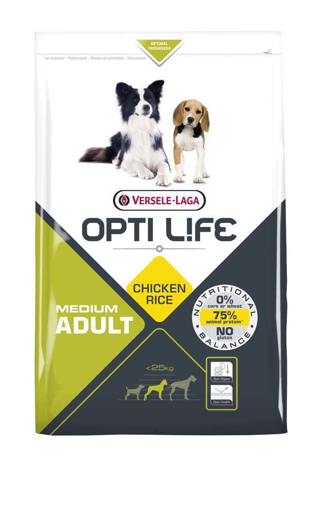 Opti Life Adult Medium (12.5 kg) - Versele Laga