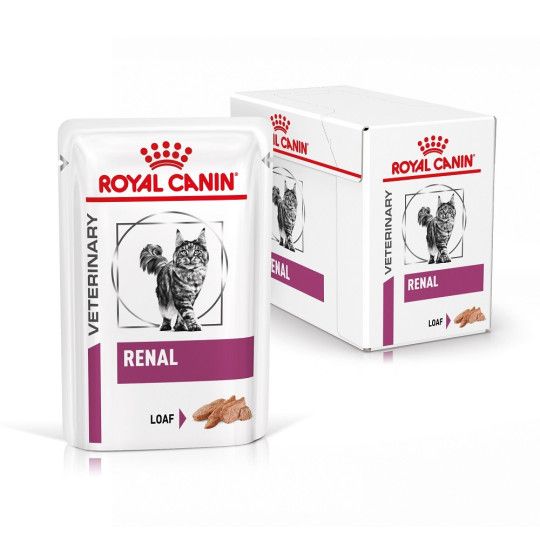 Cat Renal - Poulet en mousse (12 sachets 85 g) - Royal Canin Veterinary